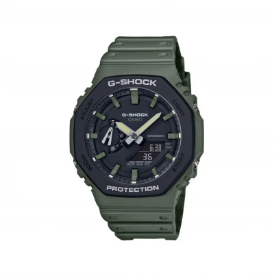 Тактичний годинник Casio G-SHOCK GA-2110SU. Водостійкий корпус. Олива