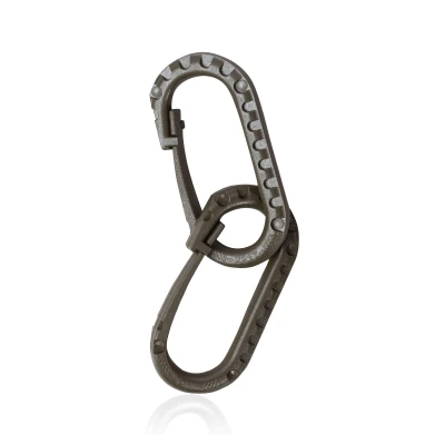 Карабін пластиковий універсальний, 60 х 40 мм. Колір Олива