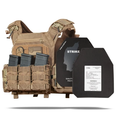 Бронежилет 3 рівня NIJ (PRO). Вага 2.2 кг. Поліетиленові плити PGD-S-LW-ICW+ SAPI 0.85 кг. Койот