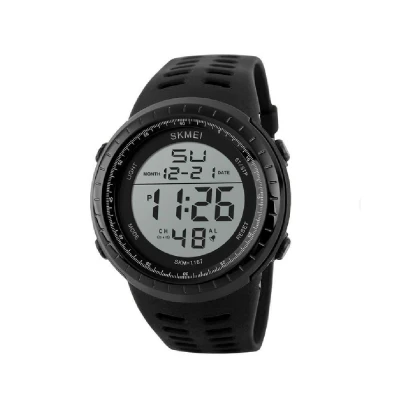 Тактичний годинник Skmei 1167 з підсвіткою дисплея та таймером. Чорний
