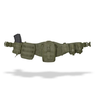 Комплект Modular Battle Belt S/M 1-го класу захисту. Тактичний пояс з обвісами. Олива