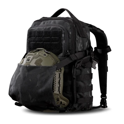 Тактичний рюкзак DP20 на 20 л. Cordura 1000D. Кріплення Molle. Мультикам чорний