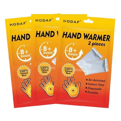 Комплект хімічних грілок Hodaf Hand Warmer для рук, 5.5х9 см (до 8 годин). 3 упаковки