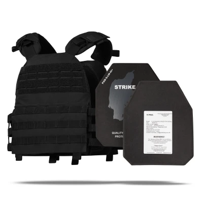 Бронежилет 3 уровня NIJ (M.V.P.). Вес 2 кг. Полиэтиленовые плиты PGD-S-LW-ICW+ SAPI 0.85 кг. Черный