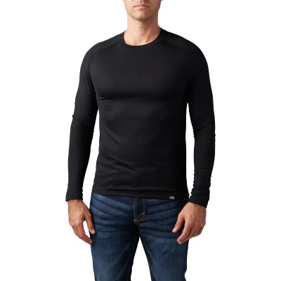 Термосорочка 5.11 Tactical® Tropos Long Sleeve Baselayer Top. Чорний