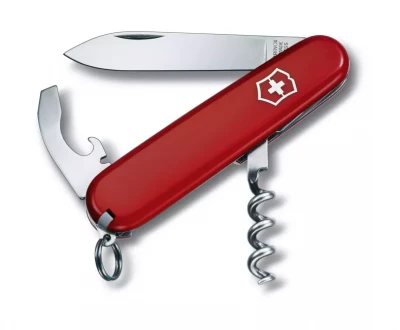 Ніж розкладний (мультитул) Victorinox® Waiter, 9 функцій, червоний. Швейцарія
