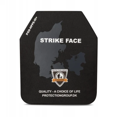 Поліетиленова бронеплита NIJ Level III (SAPI) PGD-LW+. Вага 1.5 кг. Розмір 25 × 30 см