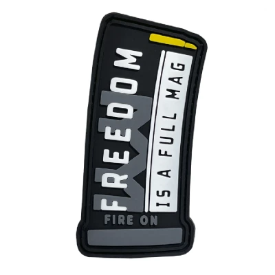 Патч (шеврон) «Свобода - це повний магазин» від А.Т.А.К.А. М’який ПВХ пластик