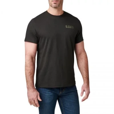 Футболка 5.11 Tactical Brew Grounds з малюнком на спині. Колір black