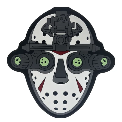 Патч (шеврон) «Маска Джейсона Вурхиза» від А.Т.А.К.А. М’який ПВХ пластик