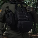 Сумка-напашник стандартная. Материал Cordura 1000. Черная 3