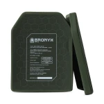Керамічні бронеплити 6 класу Bronyx (комплект). Вага 6.5 кг. Розмір L (26х33 см) 5