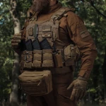 Сумка-напашник PRO 1-го класу захисту. Розмір XL (19х26 см). Матеріал Cordura 1000. Койот 5