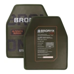 Керамическая бронеплита 5 класса Ultimate Bronyx. Вес 1.86 кг. Размер М (25х30 см) 2
