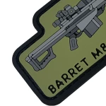Патч (шеврон) «Barret M82» від А.Т.А.К.А. М’який ПВХ пластик. Олива 3