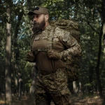 Тактична сумка баул на 100 л. Cordura 500D. Водостійка. Піксель (мм-14) 7