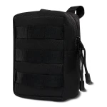Підсумок утилітарний L. Кріплення Molle. Cordura 1000. Чорний.