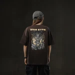 Футболка «War Eyes» від libkos×ukrarmor. Коричневий 10