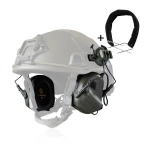 Активні навушники Earmor M31 в комплекті з дужкою/наголів'ям. Олива