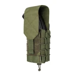 Двойной закрытый подсумок с клапаном под магазины АК/АR. Олива 6