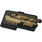 Патч (шеврон) «M1A1 Abrams» від Patch hunter. М’який ПВХ пластик. Койот 3