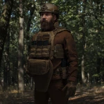 Сумка-напашник стандартна 1-го класу захисту. Матеріал Cordura 1000. Койот 9