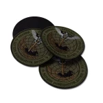 Шеврон (нашивка) Воєнна розвідка України, 9х9 см. Олива 4