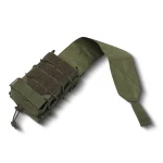 Двойной закрытый подсумок с клапаном под магазины АК/АR. Олива 5