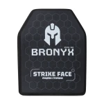 Керамічна бронеплита 4 класу Bronyx. Вага 2.5 кг. Розмір L (26х33 см) 2