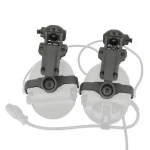 Кріплення адаптер для навушників Sordin на шолом (Чебурашка). Grey / Сірий 2