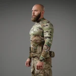 Рашгард тактичний Raptor Rashguard Multicam. Slim fit, polyester 9