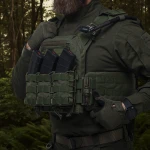 Одинарний підсумок під магазини АК/АR (тканевий). Олива 3