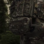 Сумка-напашник стандартна 2-го класу захисту. Матеріал Cordura 1000. Мультикам 5