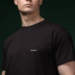 Комплект футболок Basic Military T-shirt. Cotton/Elastane, чорний - олива 3