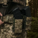 Подвійний підсумок під магазини АК/АR (тканевий). Піксель (мм-14) 3