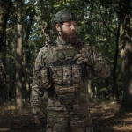 Потрійний підсумок під магазини АК/АR. Cordura 1000. Molle. Мультикам 2