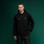 Худі M1 Mono колекція Avdiivka. Топографічна карта. Cotton and polyester. Чорний 2