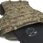 Бойовий бронежилет IBV-2 (Stanag 2920). Вага 4.3 кг. Збільшена площа захисту. Піксель (мм-14).  L/XL 11