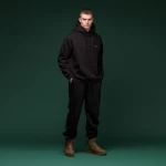 Спортивний костюм Ukrarmor Rush Hood&Pants однотонний. Чорний 2