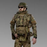 Плечовий захист з балістичними пакетами 2-го класу. STANAG 2920. Мультикам 3