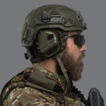 Активні навушники Earmor M31H (Helmet version) з кріпленням ARC rail. Олива 4