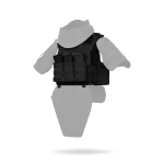 Бронежилет 3 рівня NIJ (PRO). Вага 2.2 кг. Поліетиленові плити PGD-S-LW-ICW+ SAPI 0.85 кг. Чорний 11