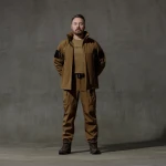 Комплект одягу Softshell Hawk Jacket & Pants. Захист від вітру та вологи. Койот 2