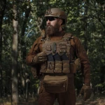 Сумка-напашник PRO 1-го класу захисту. Розмір XL (19х26 см). Матеріал Cordura 1000. Койот 4