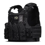 Бойовий бронежилет IBV-2 (Stanag 2920). Вага 4.3 кг. Збільшена площа захисту. Чорний. L/XL