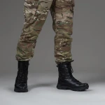 Берці зимові тактичні високі WarFlex. Шкіряні. Підвищена міцність. Чорного кольору 8