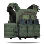 Плитоноска покращена (PRO) під бронеплити 25х30 см. Олива