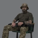 Тактическая футболка Gen. II Warrior's shirt. Oversize, кулирная гладь 4