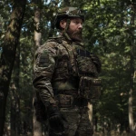 Змінні бокові камербанди (чохли) для плитоноски. Розмір М, 20х16 см. Мультикам 3