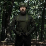 Плечові ремені для тактичного пояса. Кріплення Molle. Олива 2